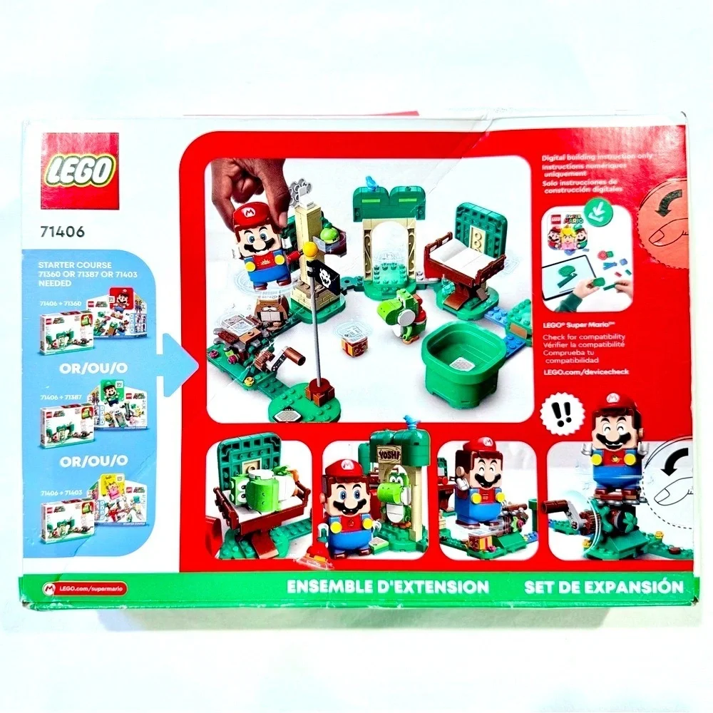 New Lego 71406 Super Mario Bros Yoshi’s Gift House Building Set Retired Monty